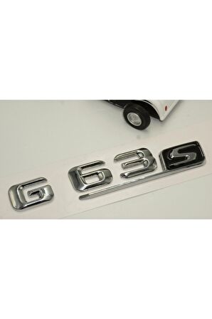 Benz G63s Bagaj Krom Metal 3m 3d Yazı Logo