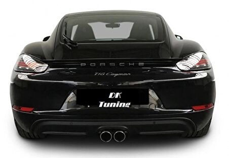 DK Tuning Porsche 718 Cayman Bagaj 3M 3D ABS Yazı Logo Amblem Seti