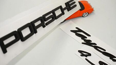DK Tuning Porsche Taycan 4S Bagaj 3M 3D ABS Yazı Logo Amblem Seti