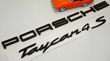 DK Tuning Porsche Taycan 4S Bagaj 3M 3D ABS Yazı Logo Amblem Seti