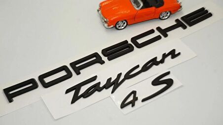 DK Tuning Porsche Taycan 4S Bagaj 3M 3D ABS Yazı Logo Amblem Seti