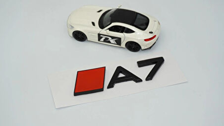 DK Tuning A7 2025+ Bagaj Kırmızı Siyah 3M Yazı Logo Audi İle Uyumlu