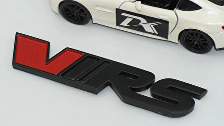 DK Tuning Skoda VRS Bagaj Siyah Kırmızı Logo Arma Amblem