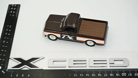 DK Tuning XCeed Bagaj Gri Siyah Yazı Logo Arma Kia İle Uyumlu