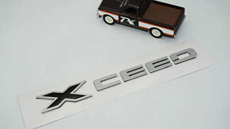 DK Tuning XCeed Bagaj Gri Siyah Yazı Logo Arma Kia İle Uyumlu