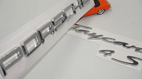 DK Tuning Porsche Taycan 4S Bagaj Krom ABS Yazı Logo Amblem Seti