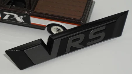 DK Tuning Skoda VRS Bagaj Yeni Versiyon Siyah Logo Arma Amblem