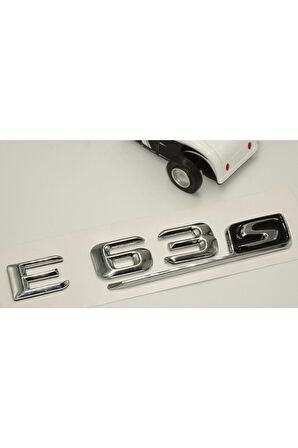 Benz E 63s Bagaj Krom Metal 3m 3d Yazı Logo