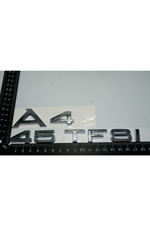 Audi A4 45 Tfsi Krom Abs 3m 3d Bagaj Yazı Logo Orjinal Ürün