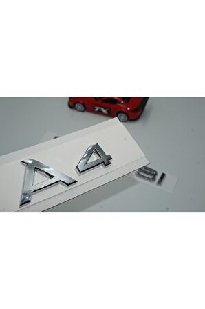 Audi A4 35 Tfsi Krom Abs 3m 3d Bagaj Yazı Logo Orjinal Ürün