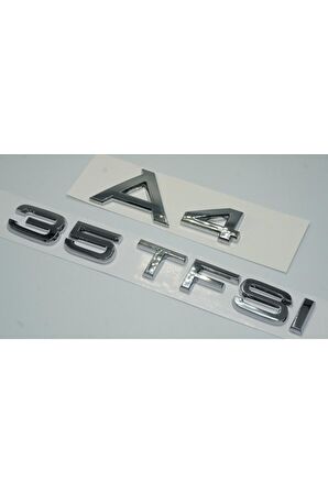 Audi A4 35 Tfsi Krom Abs 3m 3d Bagaj Yazı Logo Orjinal Ürün