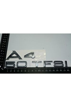 Audi A4 50 Tfsi Krom Abs 3m 3d Bagaj Yazı Logo Orjinal Ürün