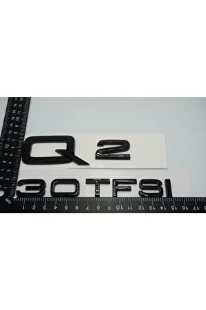 Audi Q2 30 Tfsi Parlak Siyah Abs 3m 3d Bagaj Yazı Logo Orjinal Ürün