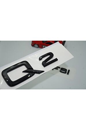 Audi Q2 45 Tfsi Parlak Siyah Abs 3m 3d Bagaj Yazı Logo Orjinal Ürün