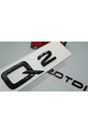 Audi Q2 2.0 Tdi Parlak Siyah Abs 3m 3d Bagaj Yazı Logo Orjinal Ürün
