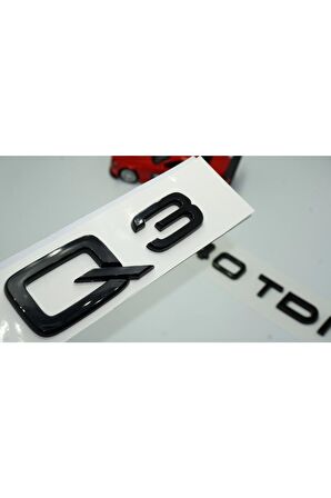 Audi Q3 40 Tdi Parlak Siyah Abs 3m 3d Bagaj Yazı Logo Orjinal Ürün
