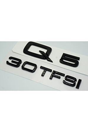 Audi Q5 30 Tfsi Parlak Siyah Abs 3m 3d Bagaj Yazı Logo Orjinal Ürün
