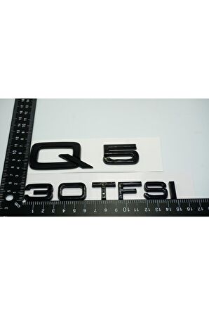 Audi Q5 30 Tfsi Parlak Siyah Abs 3m 3d Bagaj Yazı Logo Orjinal Ürün