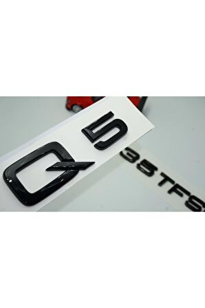 Audi Q5 35 Tfsi Parlak Siyah Abs 3m 3d Bagaj Yazı Logo Orjinal Ürün