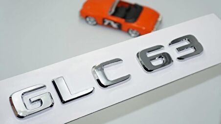 DK Tuning GLC 63 Bagaj Krom ABS Yazı Logo Benz İle Uyumlu