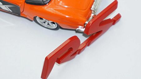 DK Tuning RS Bagaj 3M Kırmızı Metal Logo Arma Dacia İle Uyumlu