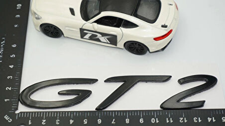 DK Tuning Porsche 911 GT2 Bagaj Siyah ABS Yazı Logo Amblem