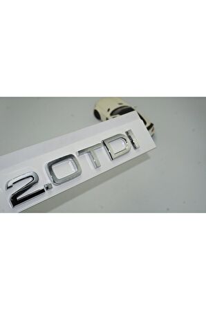 DK Audi 2.0 Tdi B7 B8 B9 Krom Abs 3m 3d Bagaj Yazı Logo