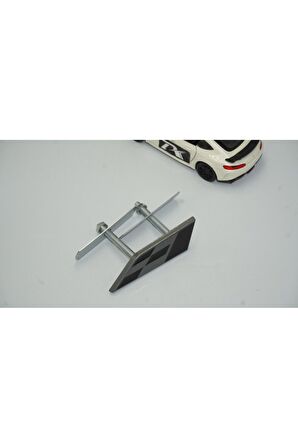 DK Seat Cupra Leon İbiza Altea Gri Siyah Metal Ön Panjur 3D Logo Amblem