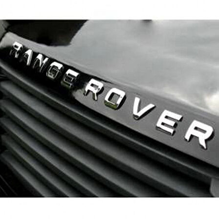Dk Tuning Range Rover Gümüş Renk Kaput Ve Bagaj Yazı
