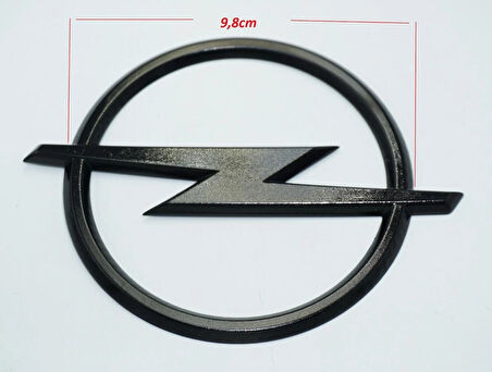 DK Tuning Opel Bagaj Siyah ABS Logo Amblem Arma 98mm