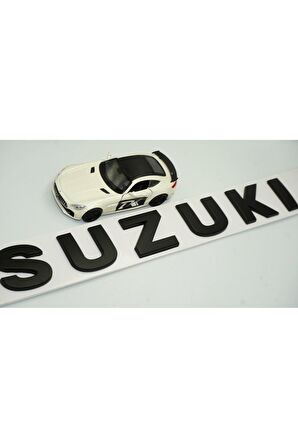 DK Suzuki Bagaj 3M 3D Siyah ABS Yazı Logo Amblem 29x4 Cm Uyumlu