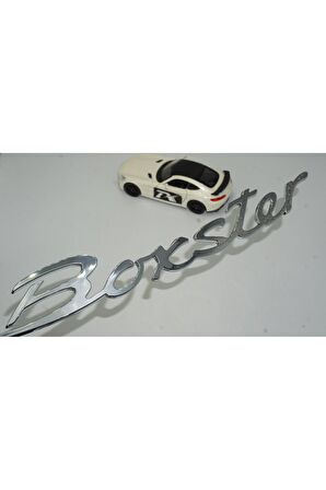 Porsche Boxster Bagaj 3M 3D Krom ABS Eski Model Yazı Logo Amblem