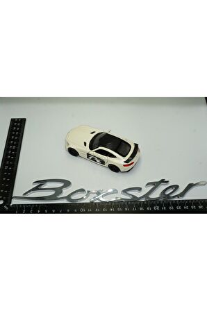 Porsche Boxster Bagaj 3M 3D Krom ABS Eski Model Yazı Logo Amblem