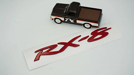 DK Tuning Mazda RX-8 Kırmızı ABS Bagaj Yazı Logo Arma