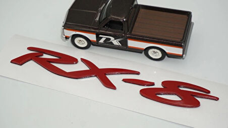 DK Tuning Mazda RX-8 Kırmızı ABS Bagaj Yazı Logo Arma