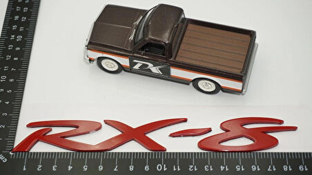 DK Tuning Mazda RX-8 Kırmızı ABS Bagaj Yazı Logo Arma