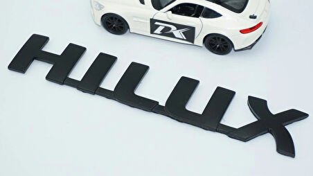 DK Tuning Toyota Hilux Bagaj Siyah ABS 3M 3D Yazı Amblem Arma