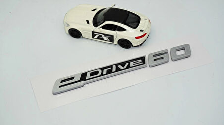 DK Tuning eDrive 60 Bagaj Gri Siyah Yeni Nesil Yazı Logo Bmw İle Uyumlu