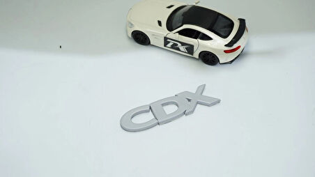 DK Tuning CDX Bagaj Gri ABS Yazı Logo Amblem Opel İle Uyumlu