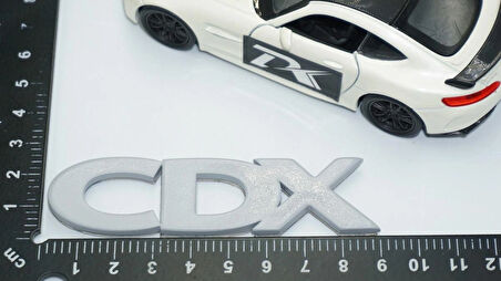 DK Tuning CDX Bagaj Gri ABS Yazı Logo Amblem Opel İle Uyumlu