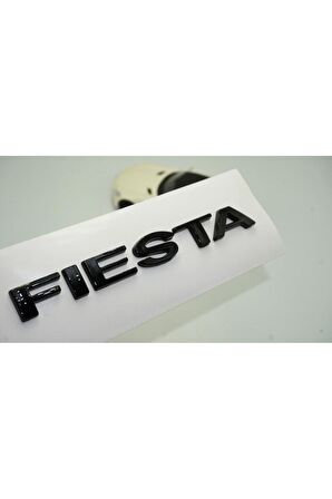 DK Fiesta Yeni Model Bagaj 3M 3D Siyah ABS Logo Amblem