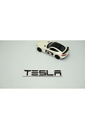 DK Tesla Model 3 Y S X Series Bagaj Siyah Metal 3M 3D Yazı Logo