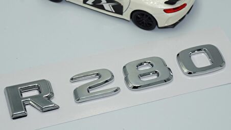 DK Tuning R 280 Bagaj Krom ABS 3M 3D Yazı Logo Benz İle Uyumlu