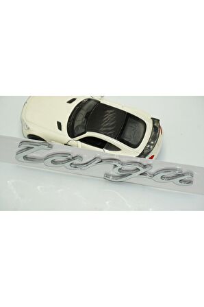 DK Porsche Targa Bagaj 3M 3D Gümüş Krom ABS Yazı Logo Amblem