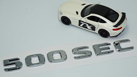DK Tuning 500 SEC Bagaj Krom ABS 3M 3D Yazı Logo Benz İle Uyumlu