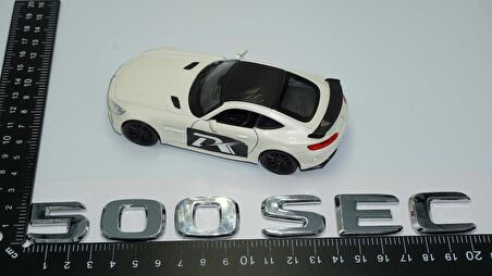 DK Tuning 500 SEC Bagaj Krom ABS 3M 3D Yazı Logo Benz İle Uyumlu