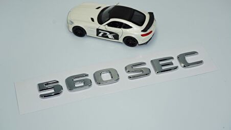 DK Tuning 560 SEC Bagaj Krom ABS 3M 3D Yazı Logo Benz İle Uyumlu