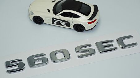 DK Tuning 560 SEC Bagaj Krom ABS 3M 3D Yazı Logo Benz İle Uyumlu
