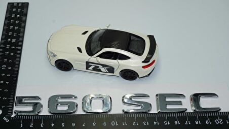 DK Tuning 560 SEC Bagaj Krom ABS 3M 3D Yazı Logo Benz İle Uyumlu