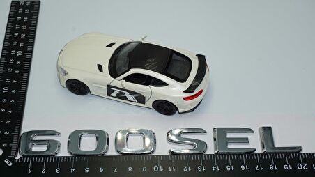 DK Tuning 600 SEL Bagaj Krom ABS 3M 3D Yazı Logo Benz İle Uyumlu